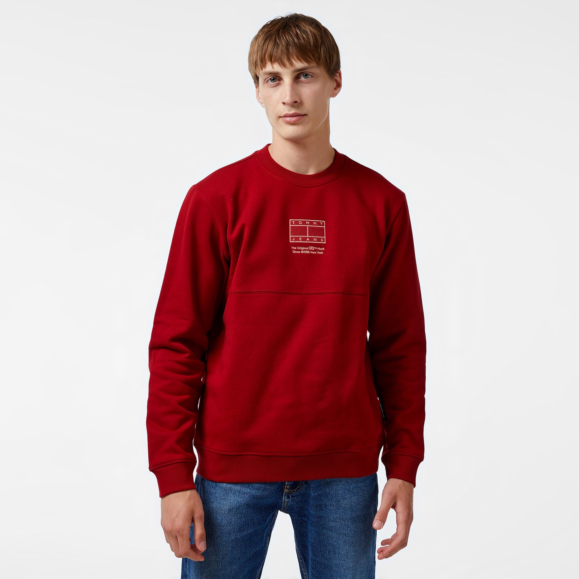 Tommy Hilfiger Erkek Kırmızı Sweatshirt