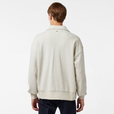  Tommy Hilfiger Erkek Beyaz Sweatshirt