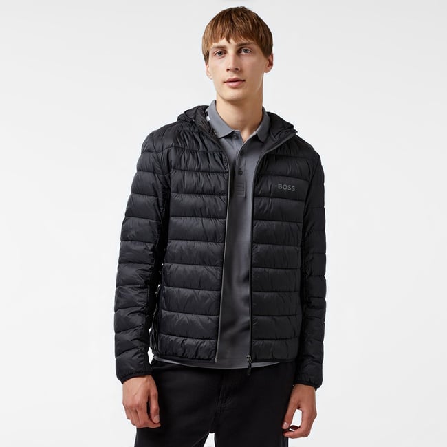  Boss Erkek Siyah Mont