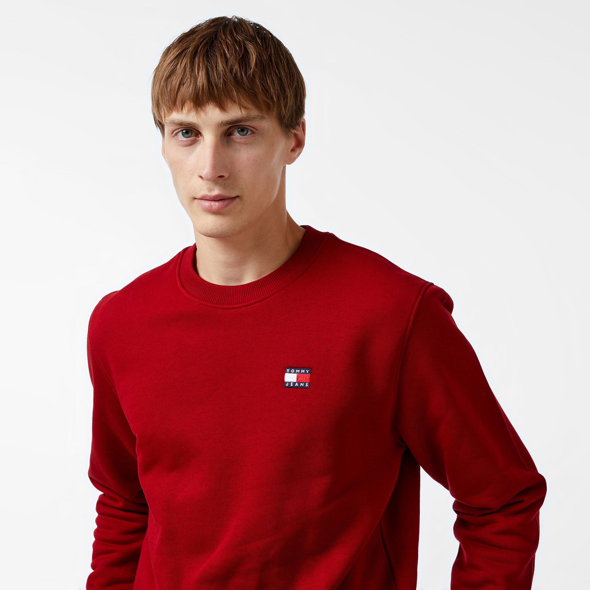 Tommy Hilfiger Erkek Kırmızı Sweatshirt