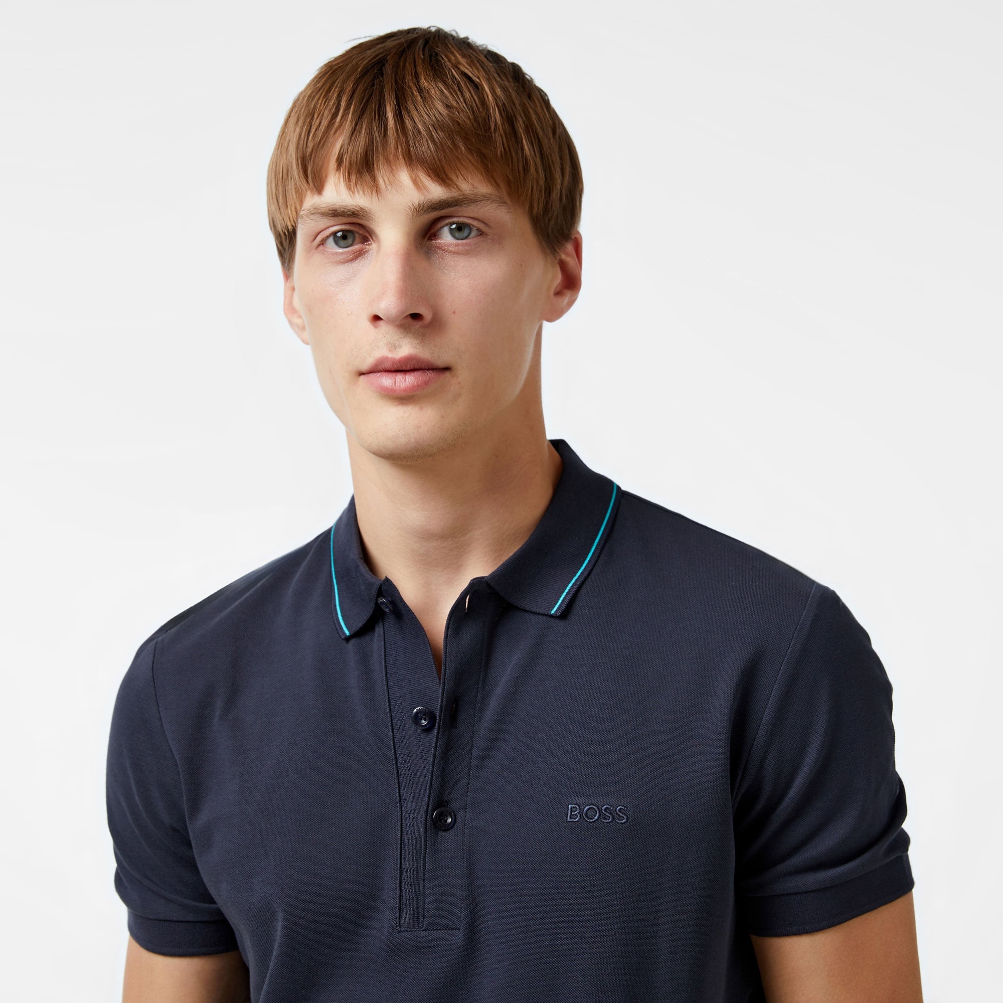 Boss Paule 4 Erkek Lacivert Polo