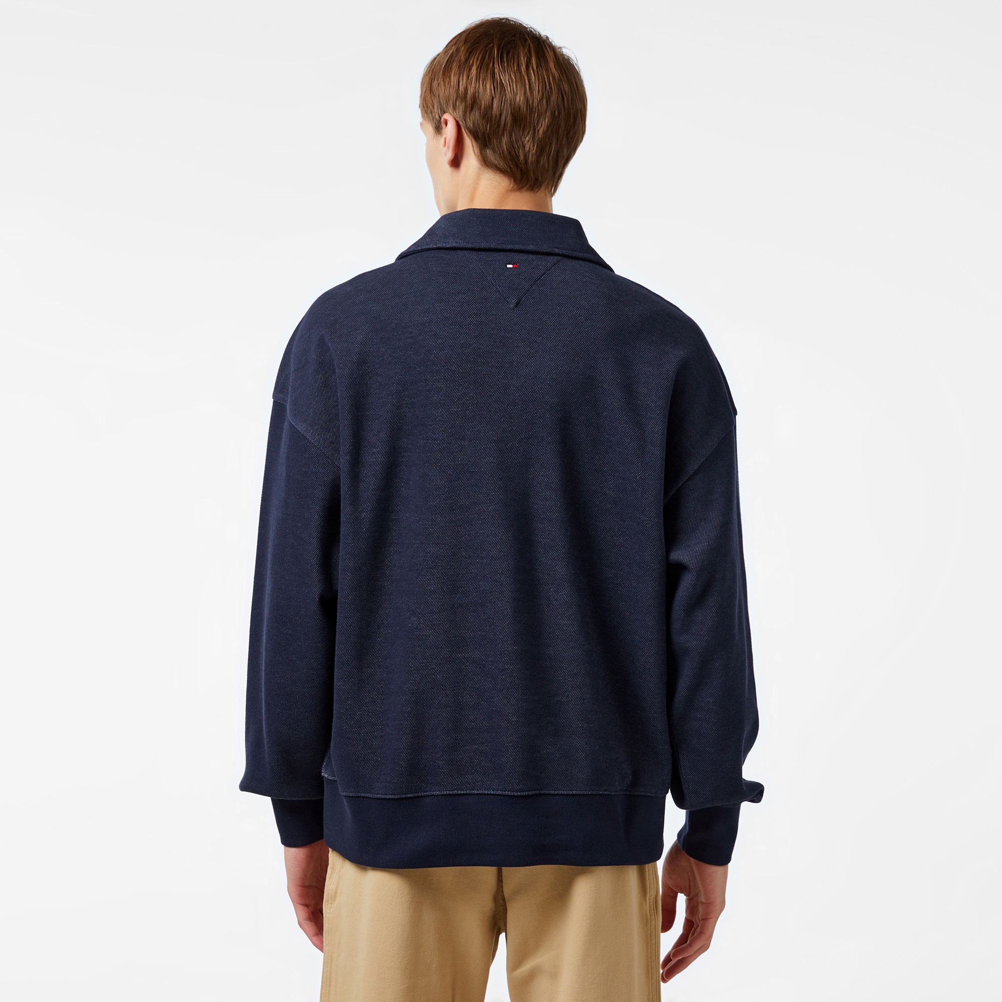 Tommy Hilfiger Erkek Mavi Sweatshirt