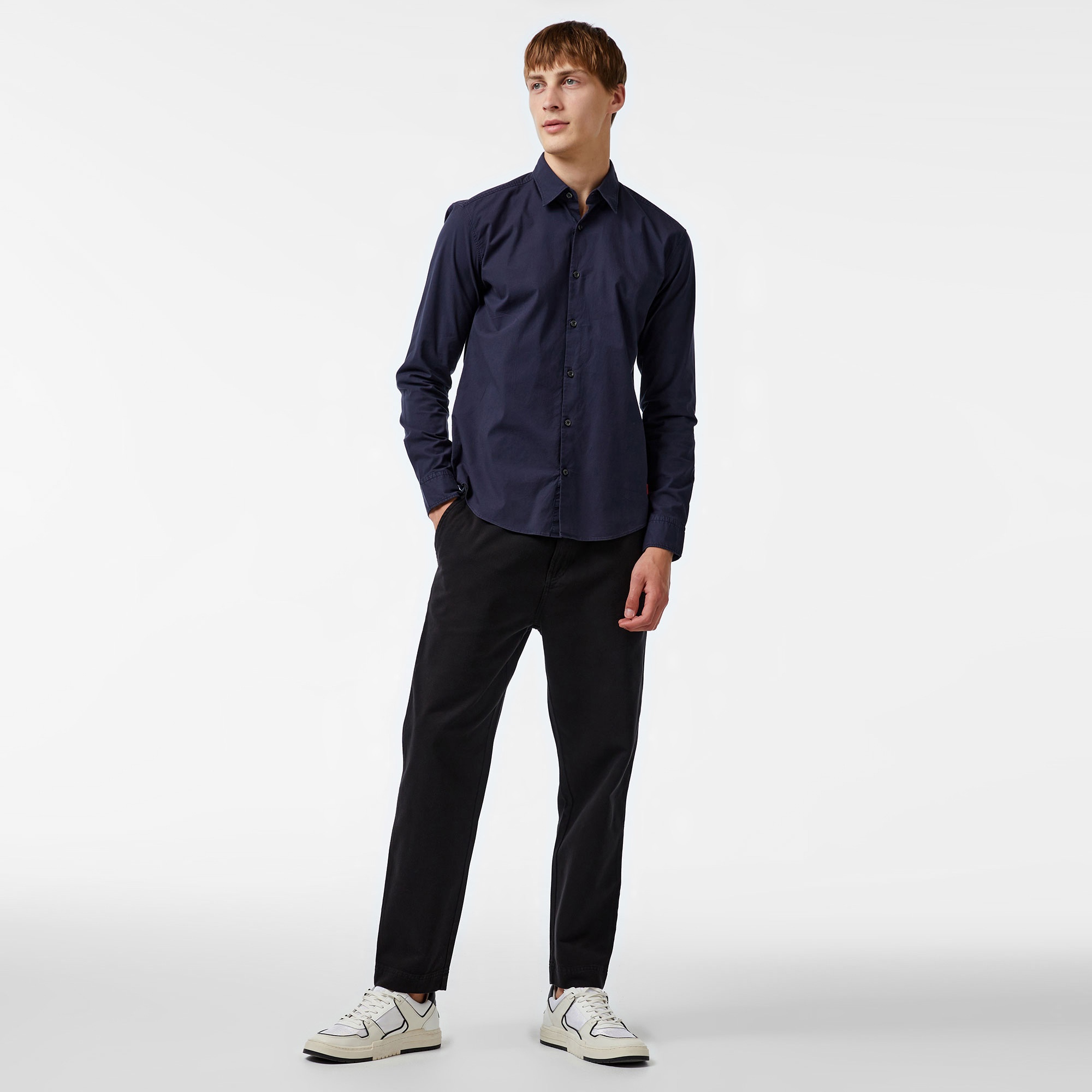 Hugo Erkek Lacivert Gömlek