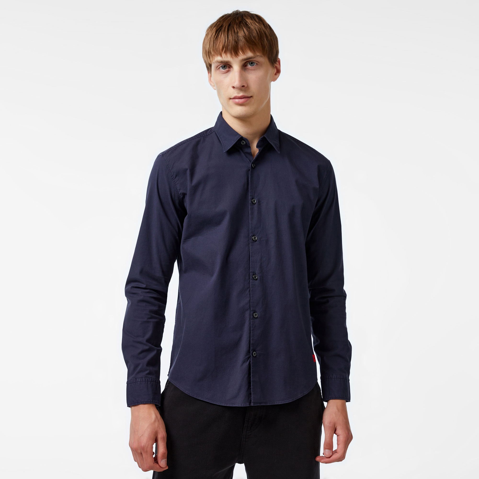 Hugo Erkek Lacivert Gömlek