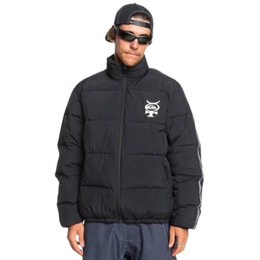  Quiksilver Puff The Dragon Erkek Siyah Snowboard Ceketi