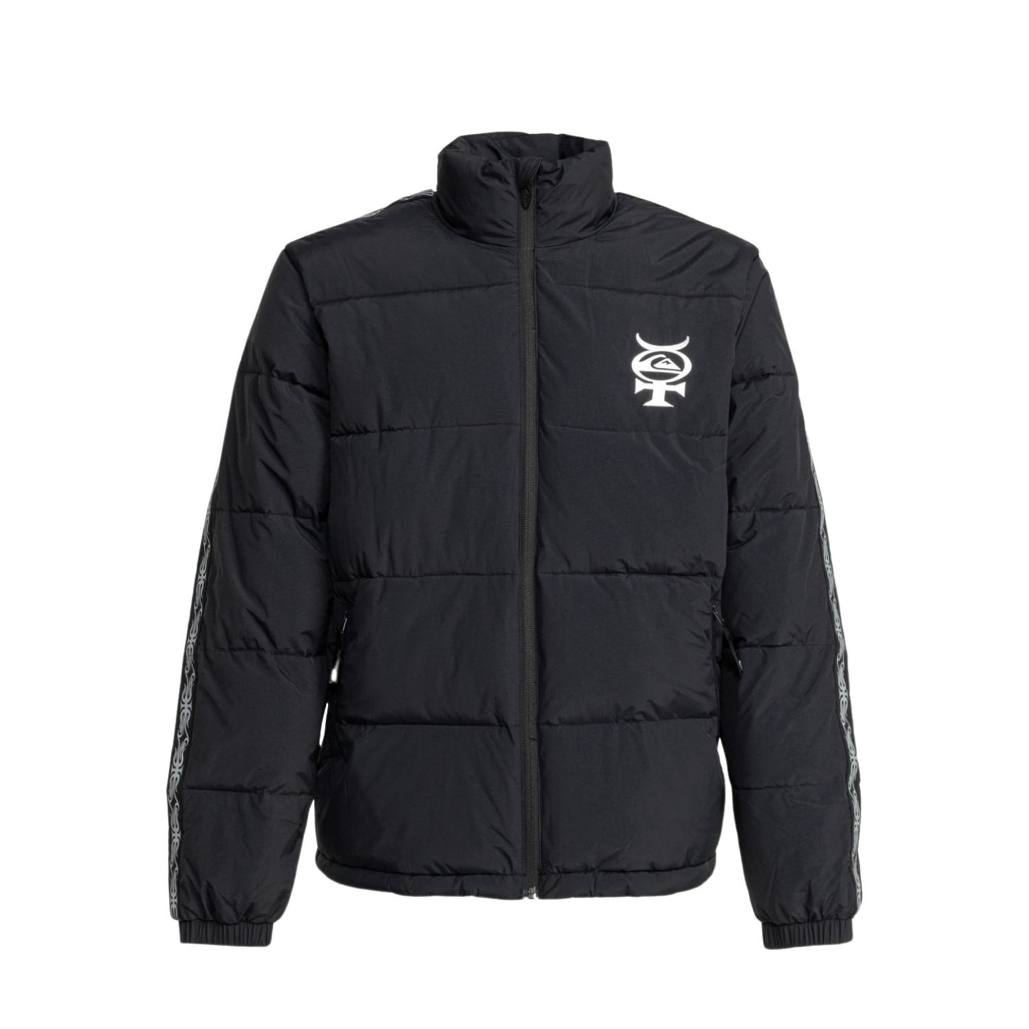 Quiksilver Puff The Dragon Erkek Siyah Snowboard Ceketi