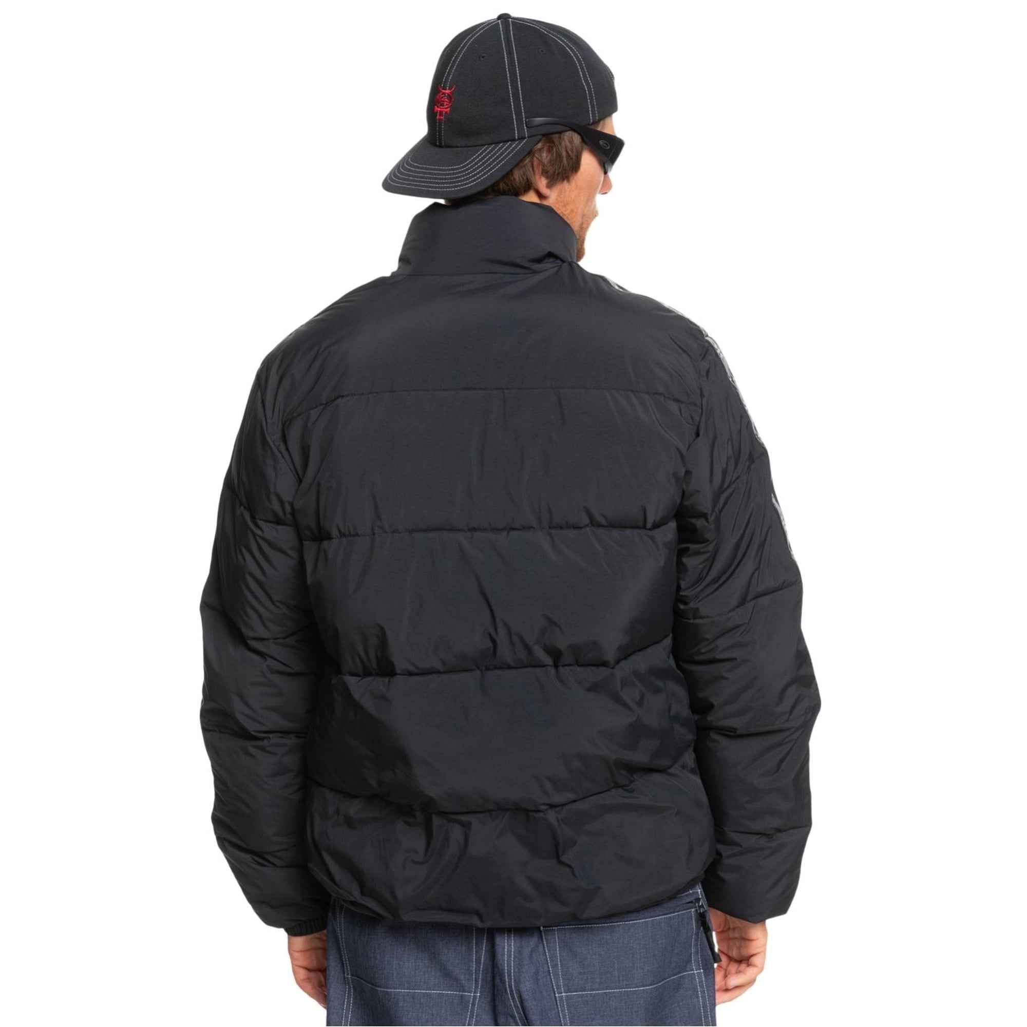 Quiksilver Puff The Dragon Erkek Siyah Snowboard Ceketi