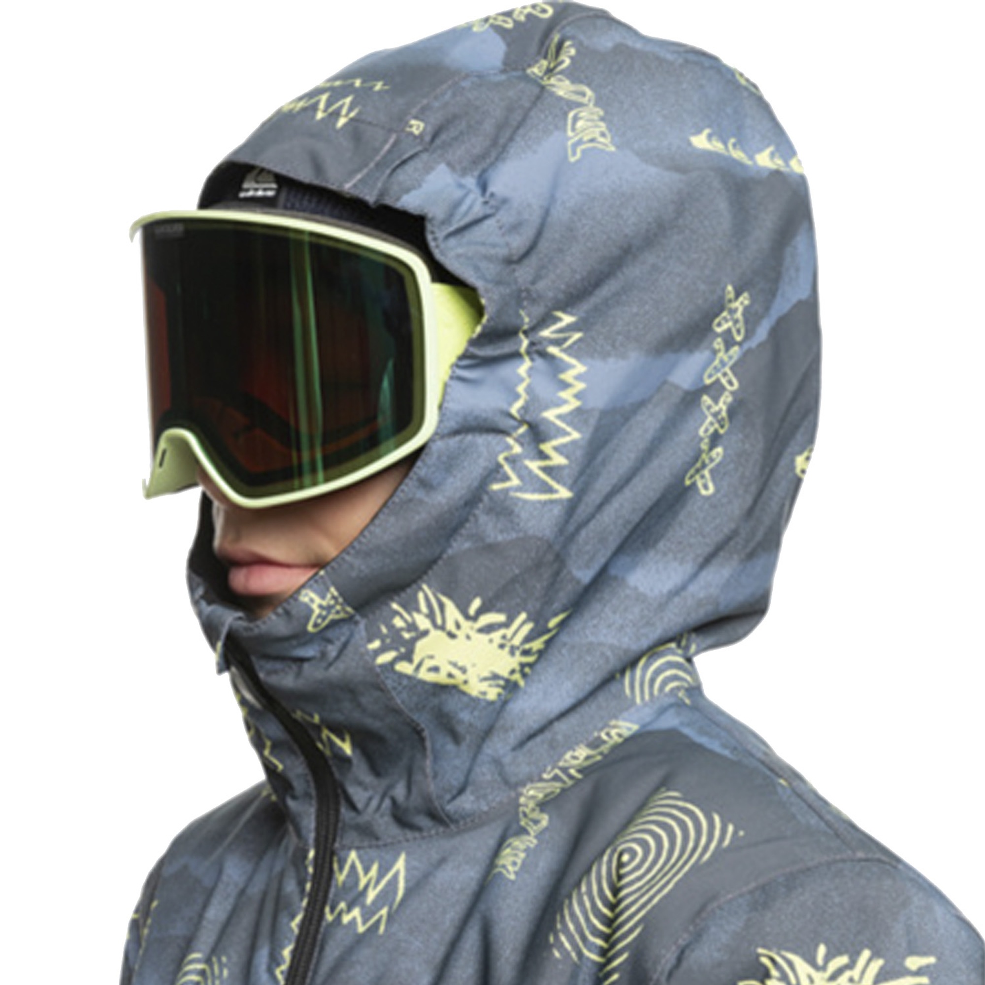 Quiksilver Mission Printed Youth Erkek Çocuk Snowboard Ceketi