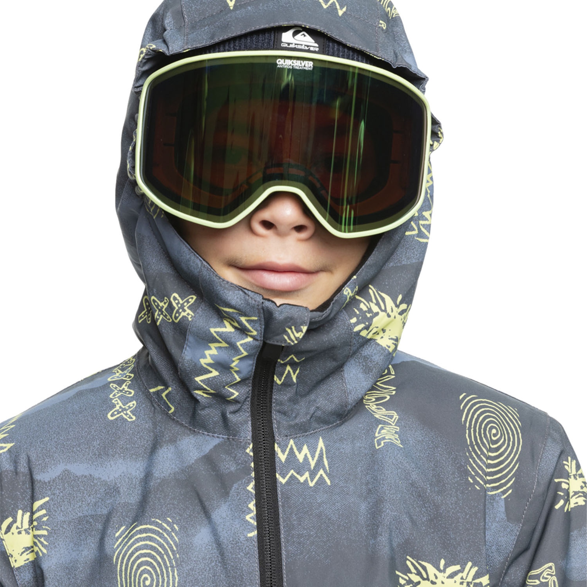 Quiksilver Mission Printed Youth Erkek Çocuk Snowboard Ceketi