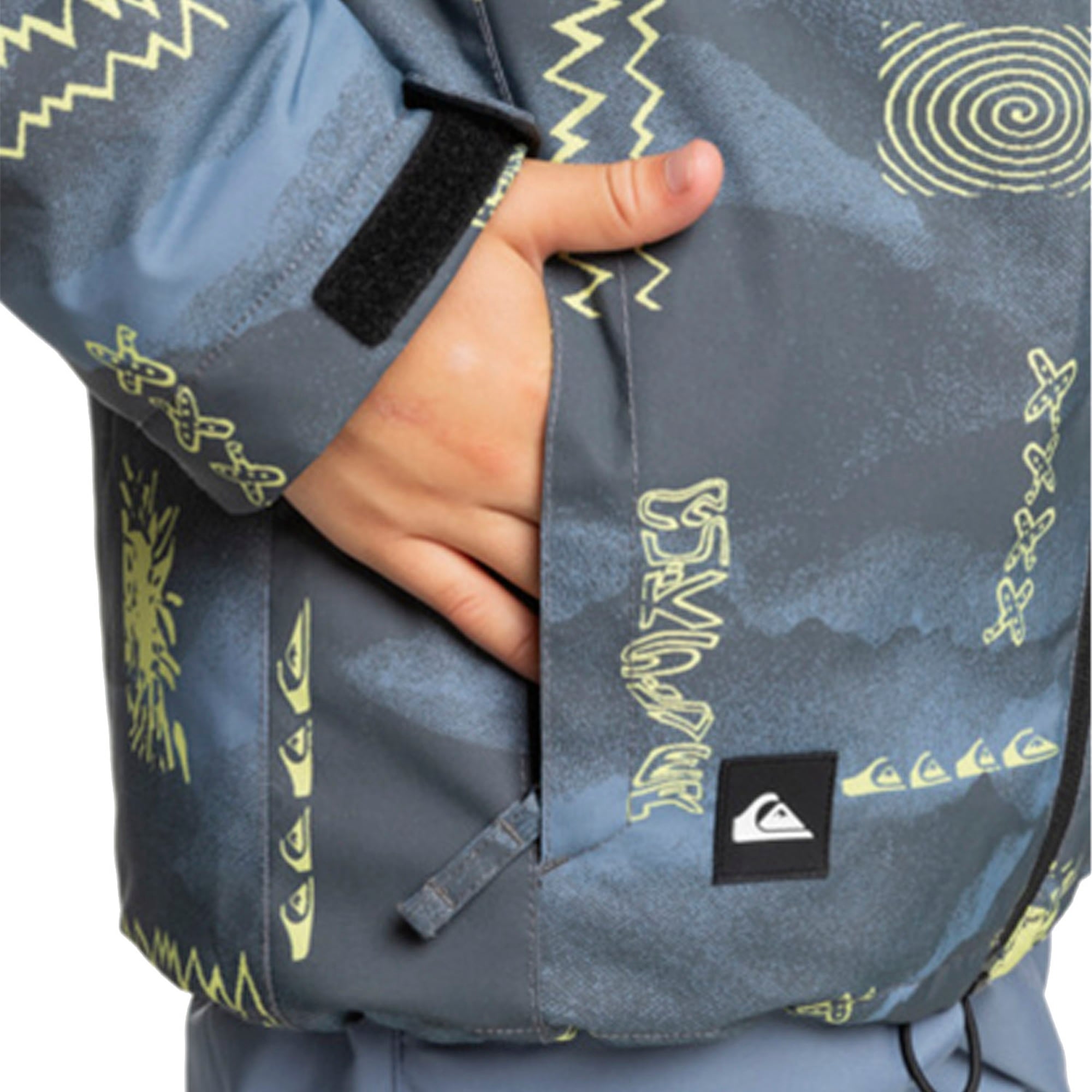 Quiksilver Mission Printed Youth Erkek Çocuk Snowboard Ceketi
