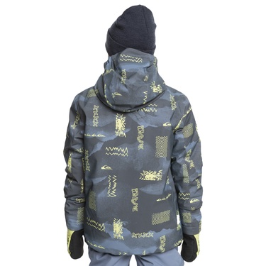  Quiksilver Mission Printed Youth Erkek Çocuk Snowboard Ceketi