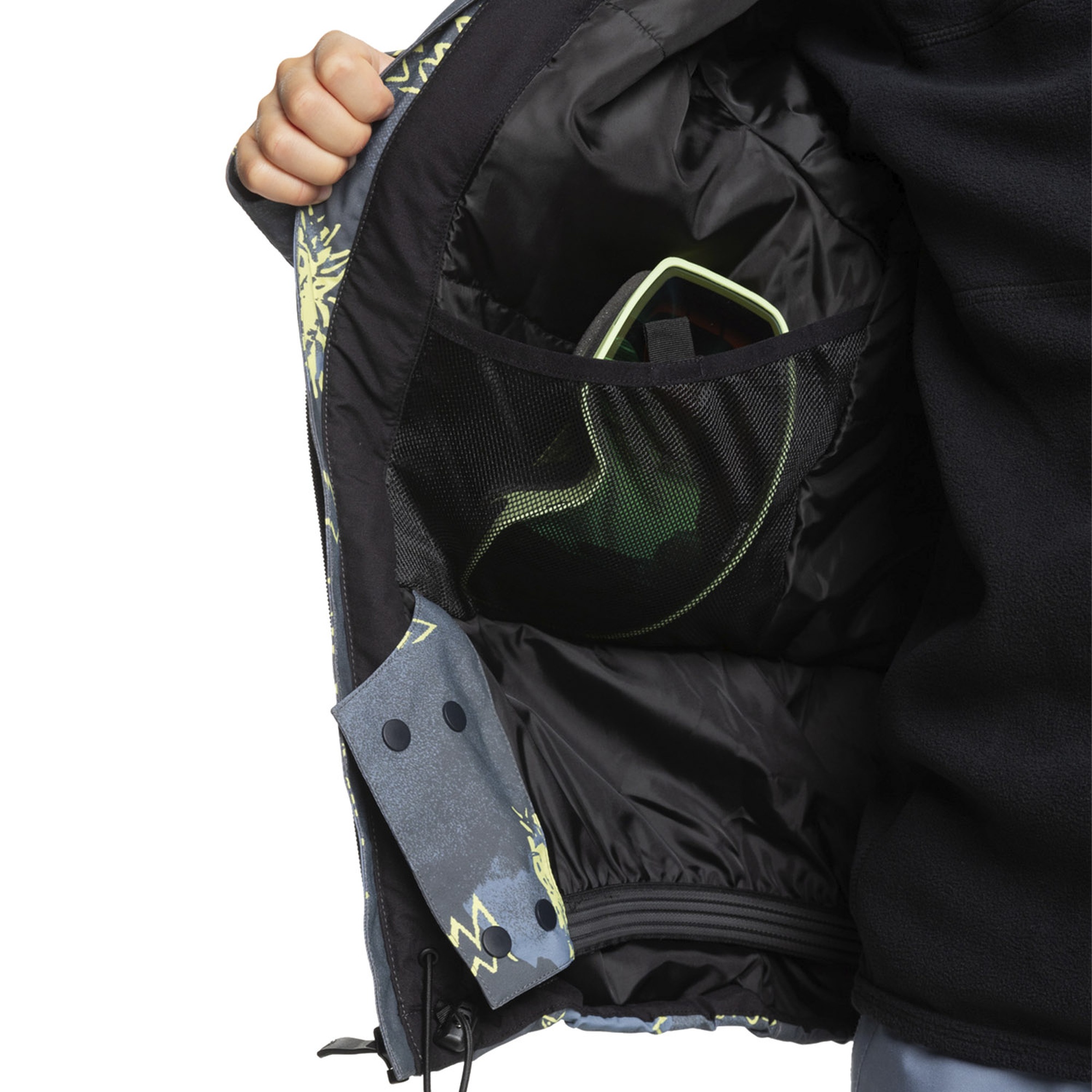 Quiksilver Mission Printed Youth Erkek Çocuk Snowboard Ceketi