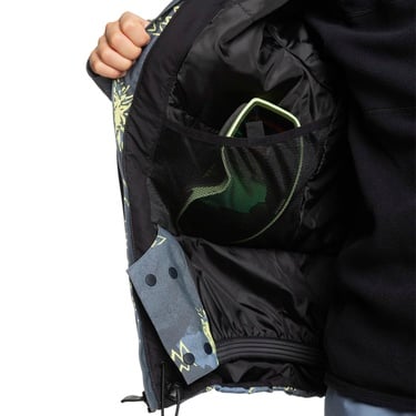  Quiksilver Mission Printed Youth Erkek Çocuk Snowboard Ceketi