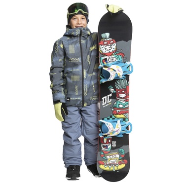  Quiksilver Mission Printed Youth Erkek Çocuk Snowboard Ceketi