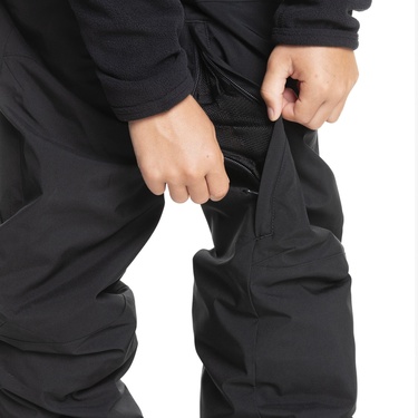  Quiksilver Mash Up Youth Bib Erkek Çocuk Siyah Snowboard Pantolonu