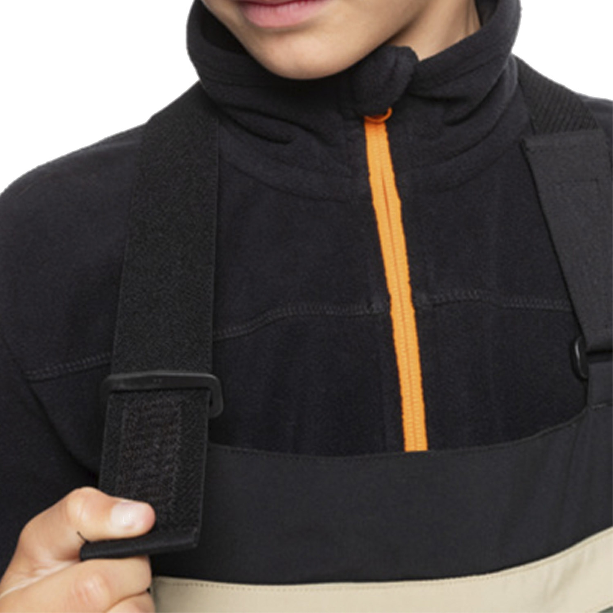 Quiksilver Mash Up Youth Bib Erkek Çocuk Siyah Snowboard Pantolonu