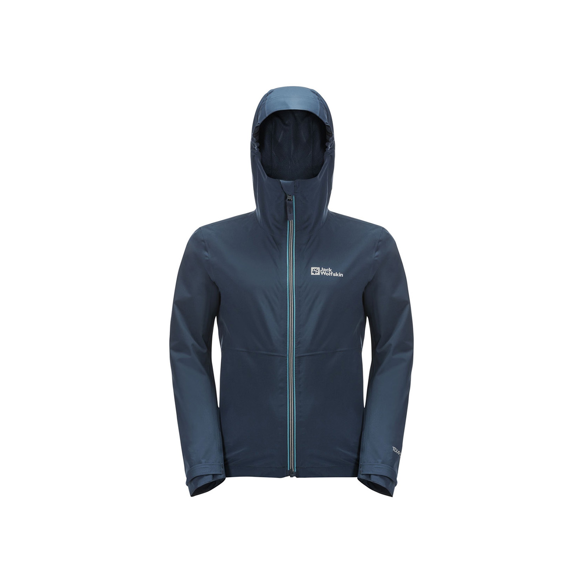 Jack Wolfskin Jwp Shell K Unisex Çocuk Mavi Outdoor Ceketi