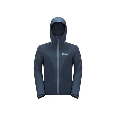  Jack Wolfskin Jwp Shell K Unisex Çocuk Mavi Outdoor Ceketi