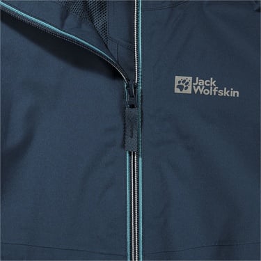  Jack Wolfskin Jwp Shell K Unisex Çocuk Mavi Outdoor Ceketi