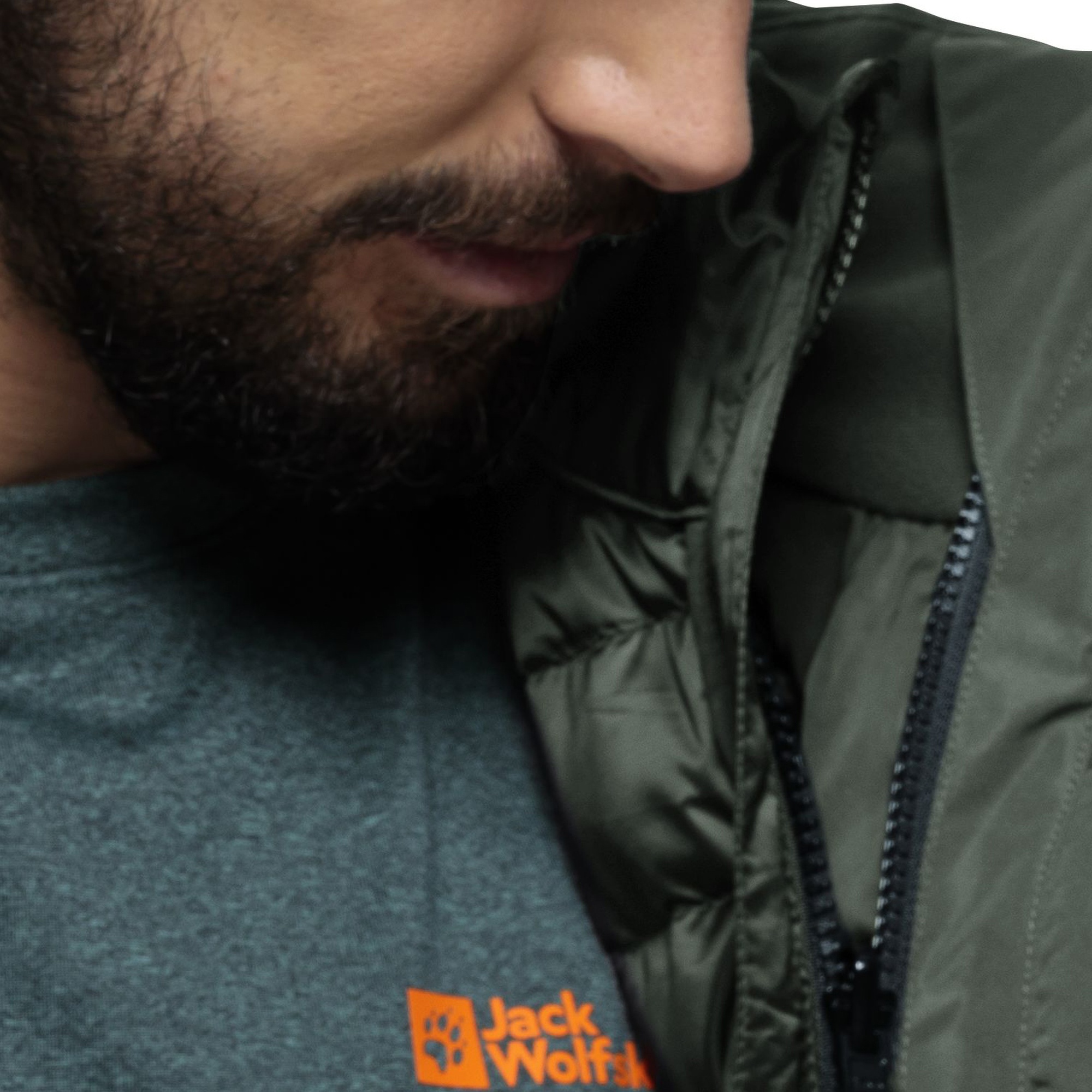 Jack Wolfskin Pilvi Down Erkek Yeşil Outdoor Ceketi