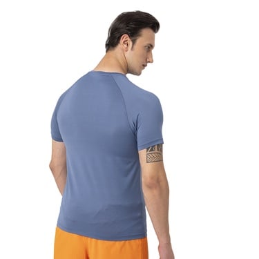 Merrell Tend Erkek Mavi Koşu Tişört