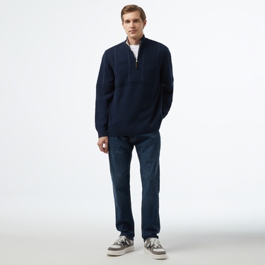  Nautica Erkek Lacivert Regular Fit Triko