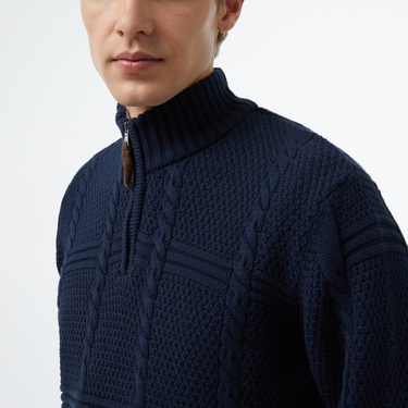  Nautica Erkek Lacivert Regular Fit Triko