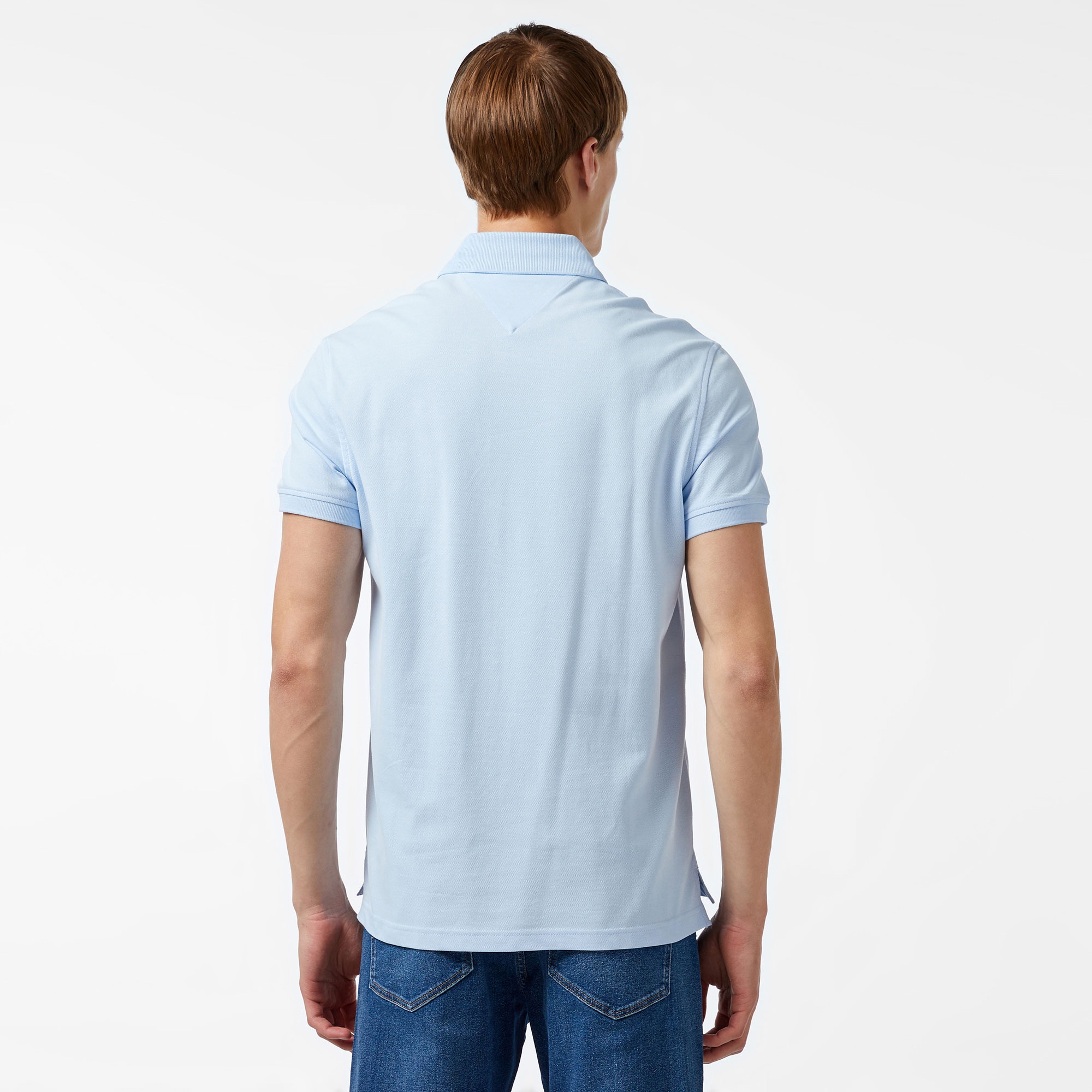 Tommy Hilfiger Erkek Mavi Polo