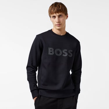  Boss Erkek Siyah Sweatshirt