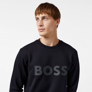  Boss Erkek Siyah Sweatshirt