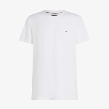 Tommy Hilfiger Essential Reg Fit Solid Erkek Beyaz T-Shirt