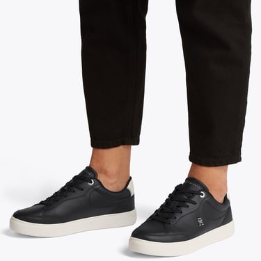  Tommy Hilfiger Essential Chic Court Kadın Siyah Sneaker