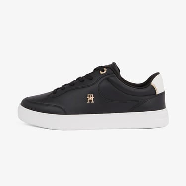  Tommy Hilfiger Essential Chic Court Kadın Siyah Sneaker
