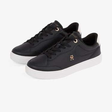 Tommy Hilfiger Essential Chic Court Kadın Siyah Sneaker