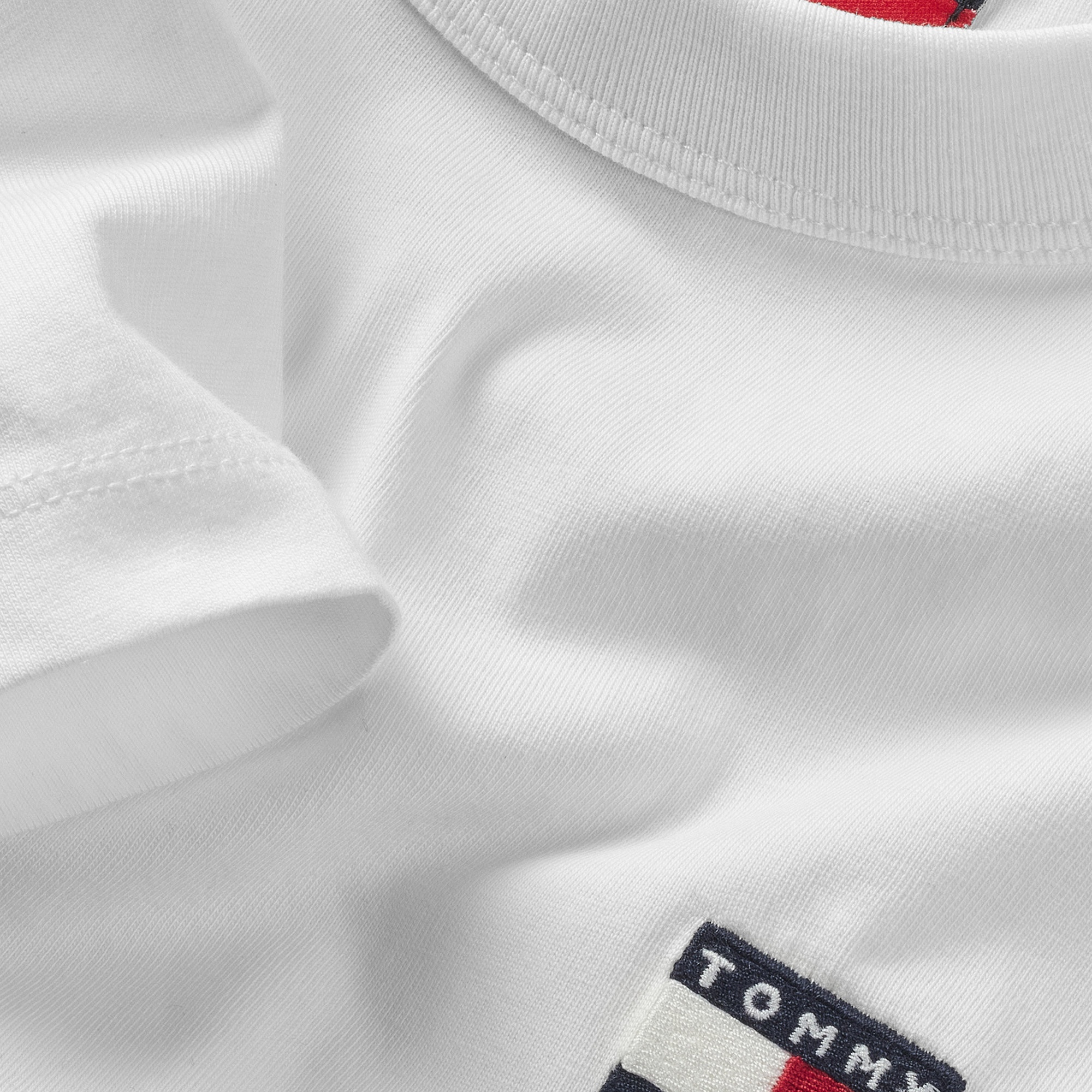 Tommy Jeans Reg Badge Kadın Beyaz T-Shirt