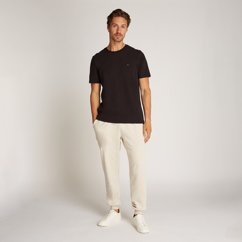  Tommy Hilfiger Essential Reg Fit Solid Erkek Siyah T-Shirt
