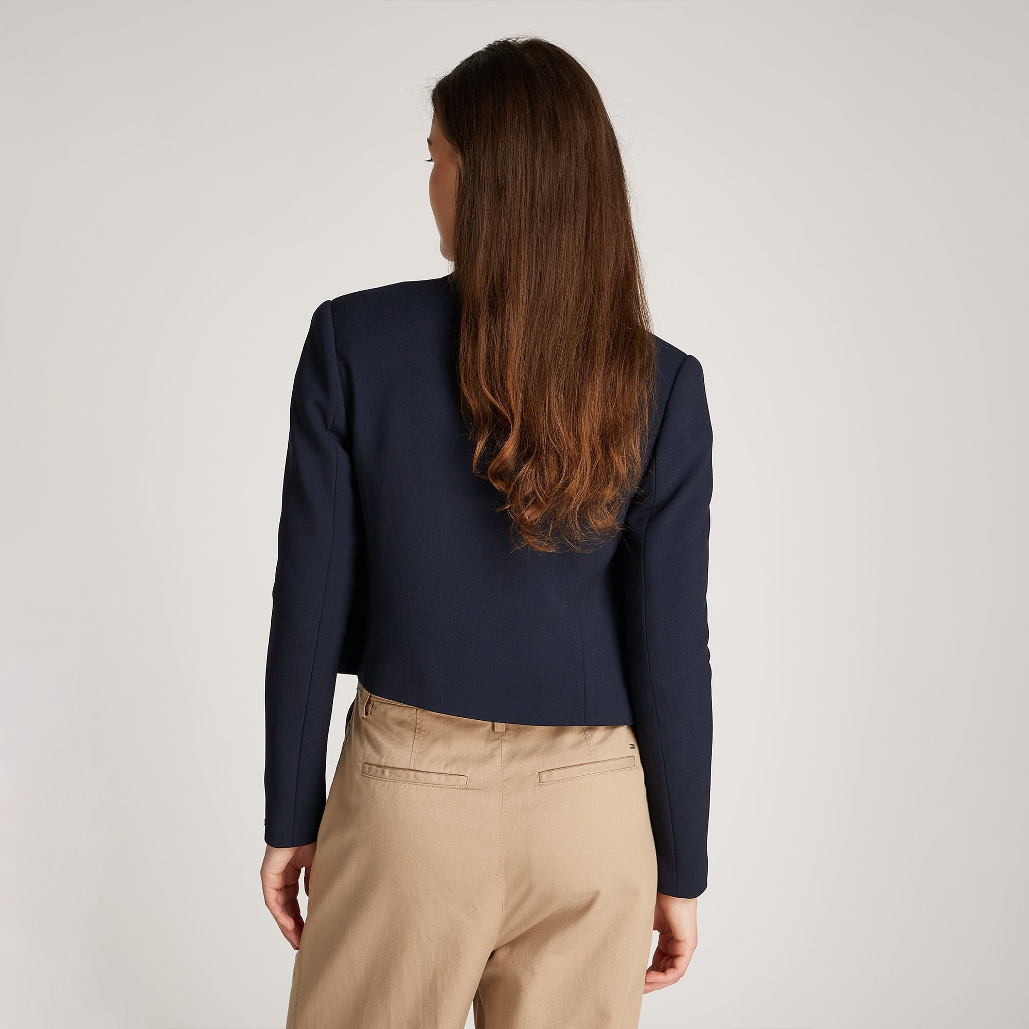 Tommy Hilfiger Punto Sb Blazer Kadın Lacivert Ceket