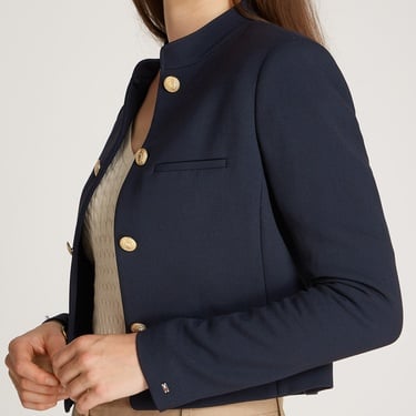  Tommy Hilfiger Punto Sb Blazer Kadın Lacivert Ceket