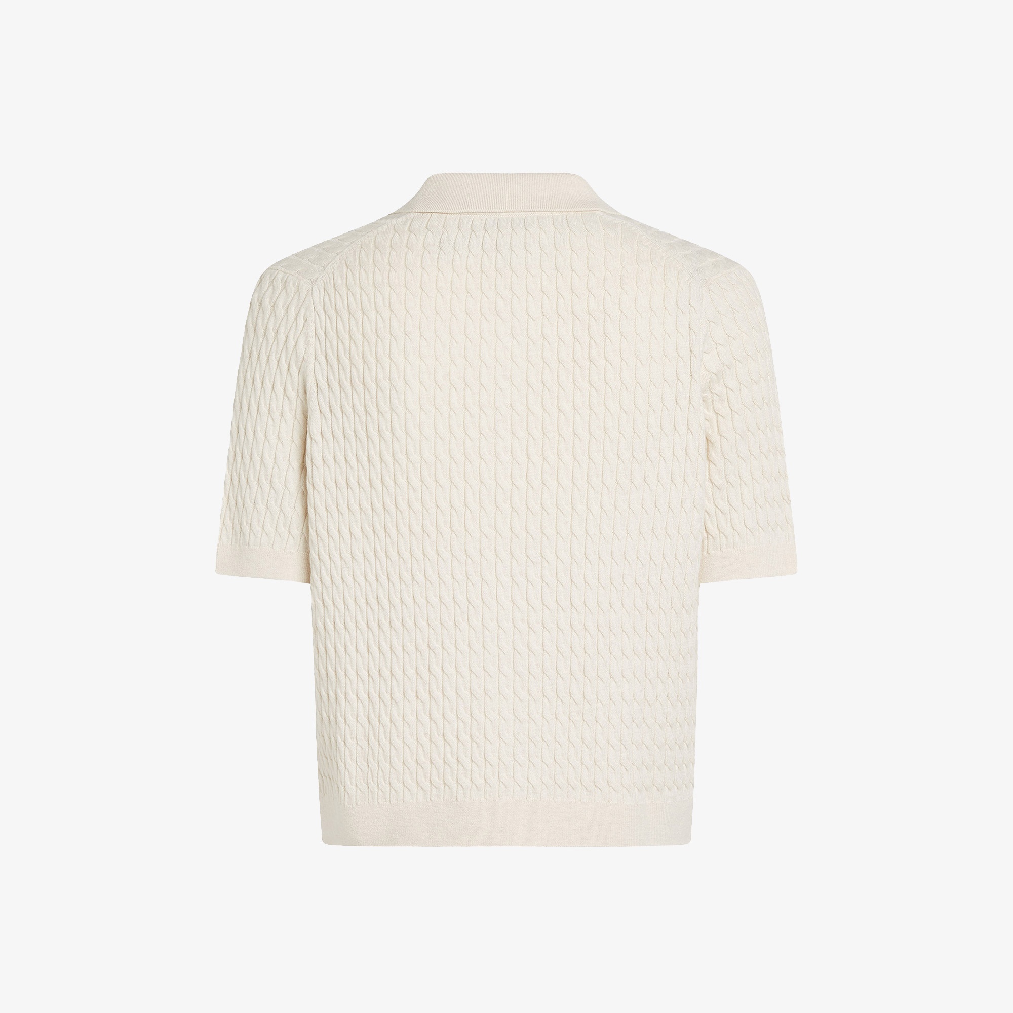 Tommy Hilfiger Co Cable Fine Gg Kadın Bej Kazak