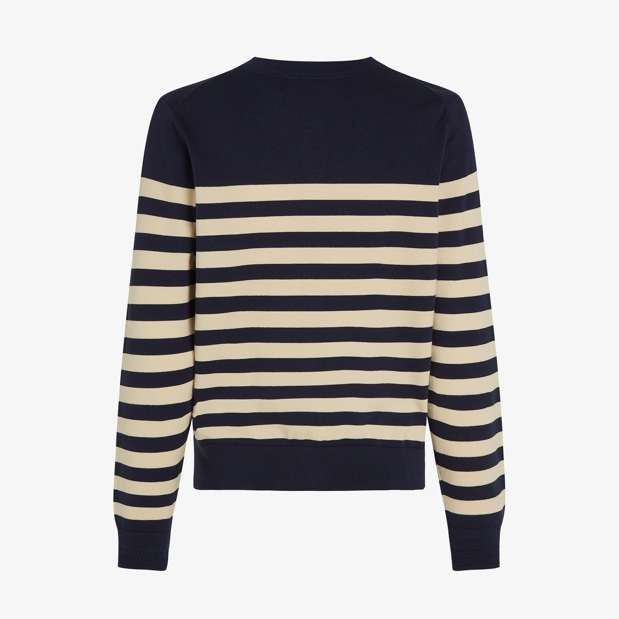 Tommy Hilfiger Co Jersey Stitch C-Nk Cardi Kadın Lacivert Kazak