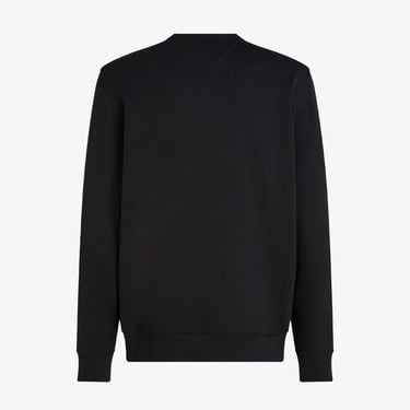  Tommy Jeans Reg Badge Crew Ext Erkek Siyah Sweatshirt