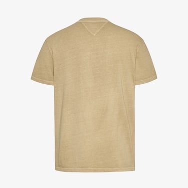  Tommy Jeans Reg Vintage Varsity Erkek Bej T-Shirt