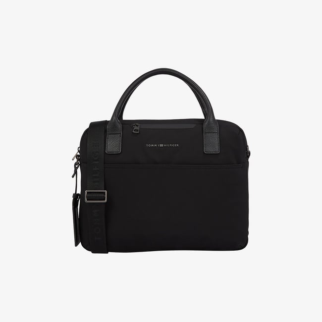  Tommy Hilfiger Nylon Erkek Siyah El Çantası