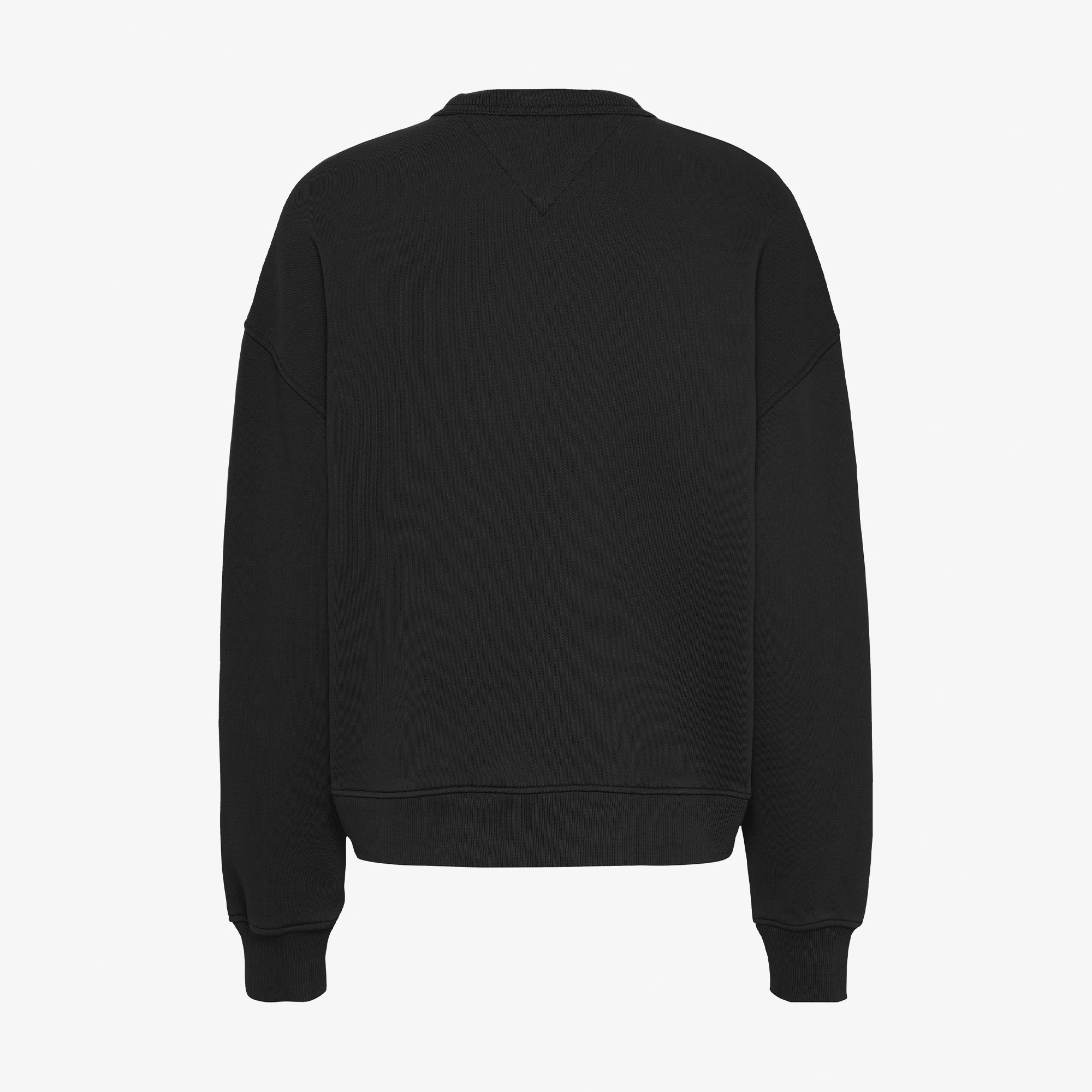 Tommy Jeans Bxy Badge Crew Kadın Siyah Sweatshirt