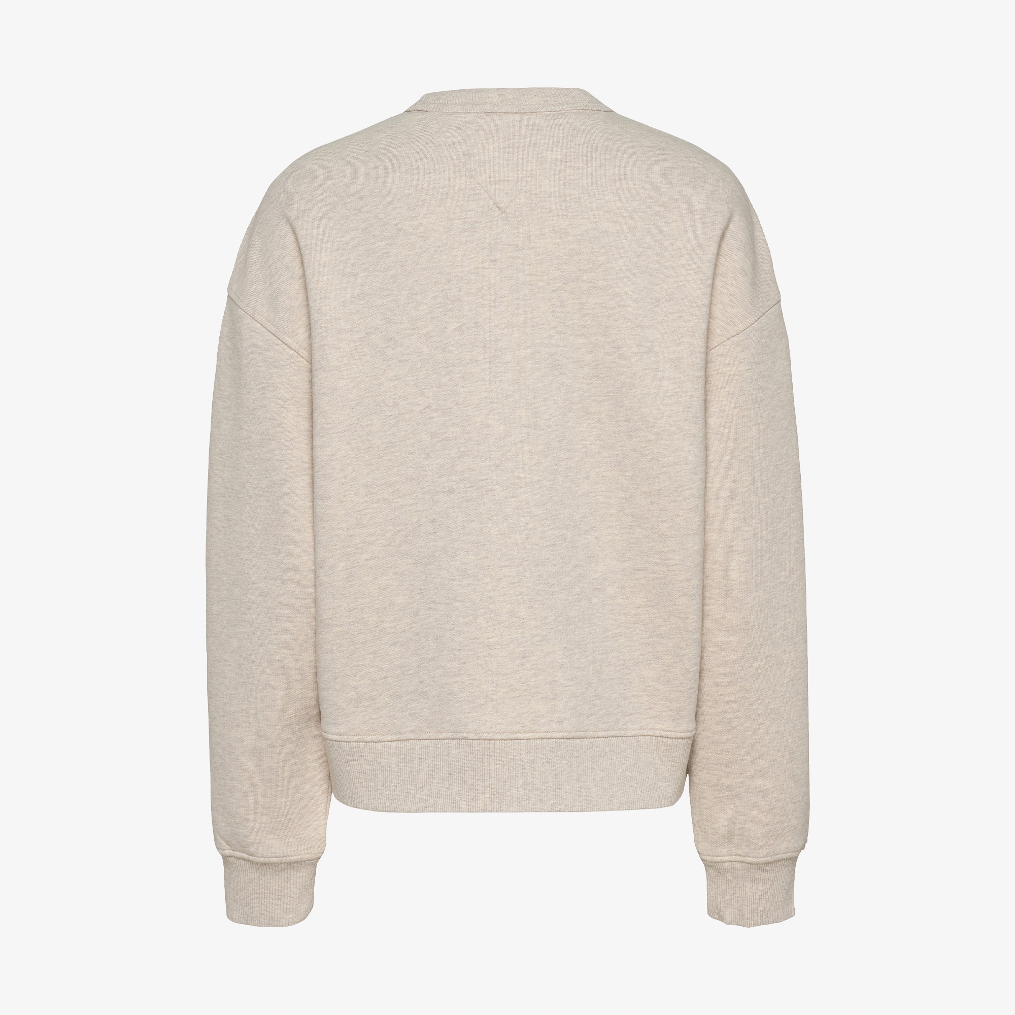 Tommy Jeans Bxy Badge Crew Kadın Bej Sweatshirt