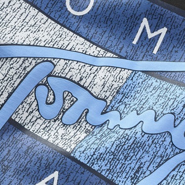  Tommy Jeans Reg Rwb Flag Ext Erkek Siyah T-Shirt