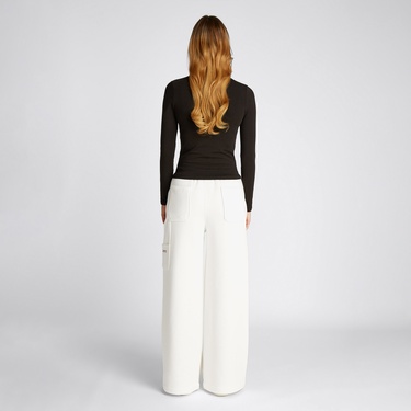  Tommy Jeans Rwb Graphic Terry Kadın Beyaz Eşofman Altı