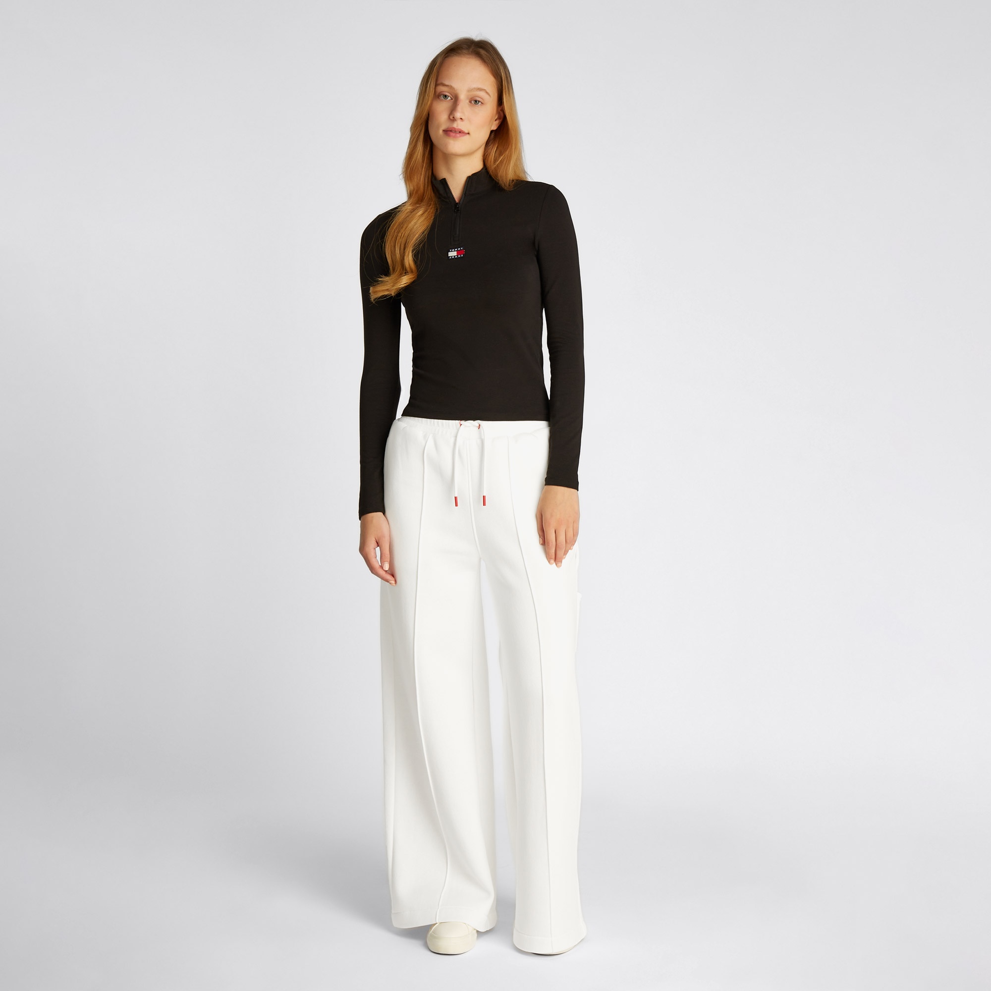 Tommy Jeans Rwb Graphic Terry Kadın Beyaz Eşofman Altı