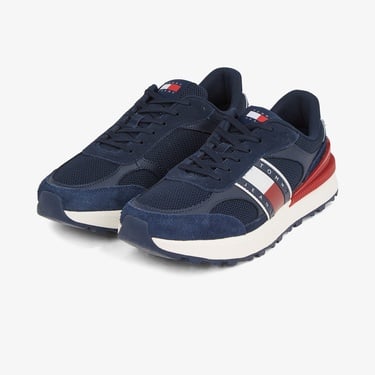  Tommy Hilfiger Technical Runner Ess Erkek Lacivert Sneaker