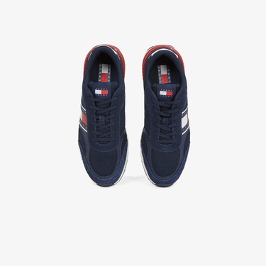  Tommy Hilfiger Technical Runner Ess Erkek Lacivert Sneaker